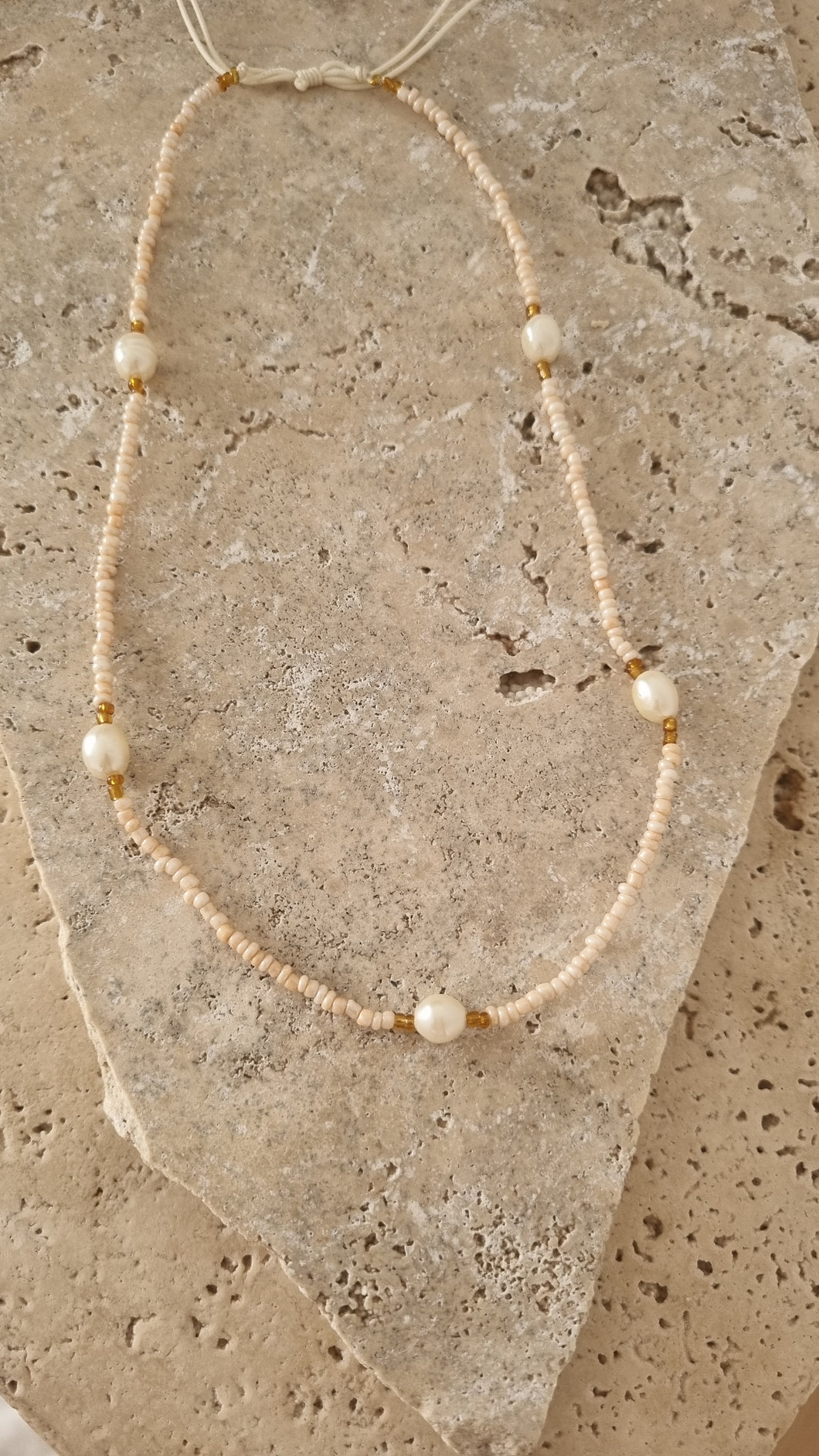 Pearl Beaded Choker